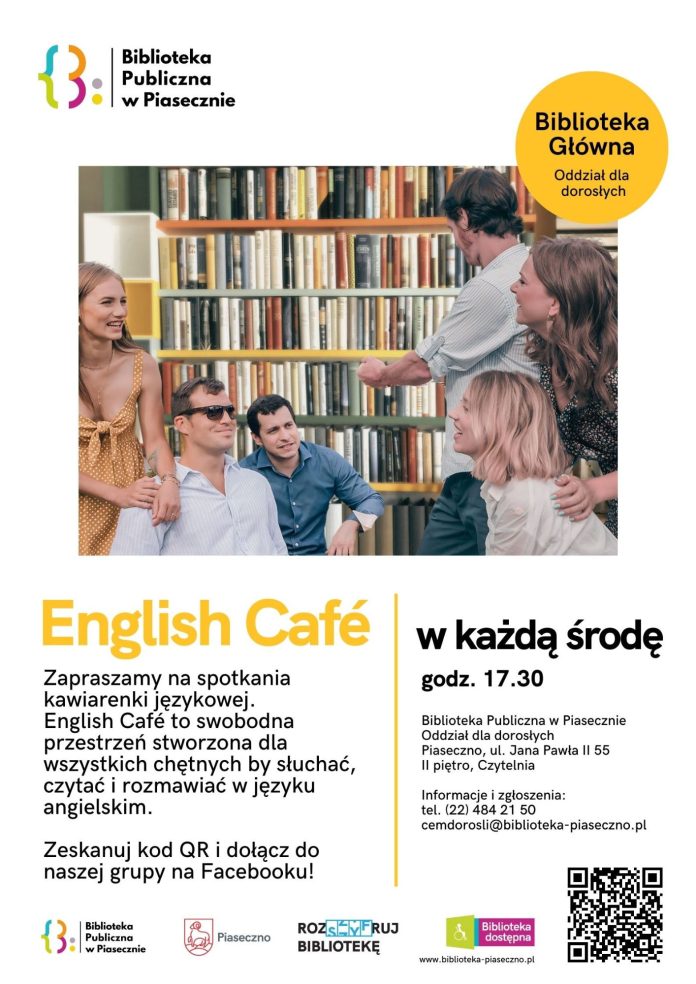 English Café - spotkania kawiarenki językowej w Piasecznie