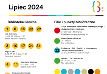 Lipiec 2024 w Bibliotece Publicznej w Piasecznie