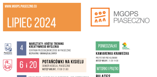 Lipiec 2024 z MGOPS Piaseczno