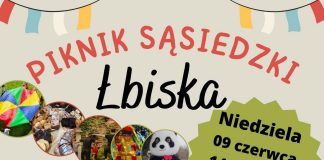 Plakat wydarzenia Piknik Sąsiedzki w Łbiskach 2024