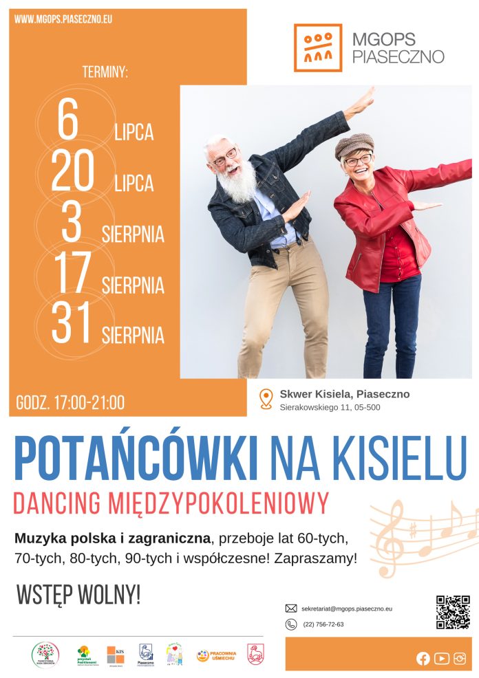 plakat Potańcówki na Kisielu w Piasecznie 2024