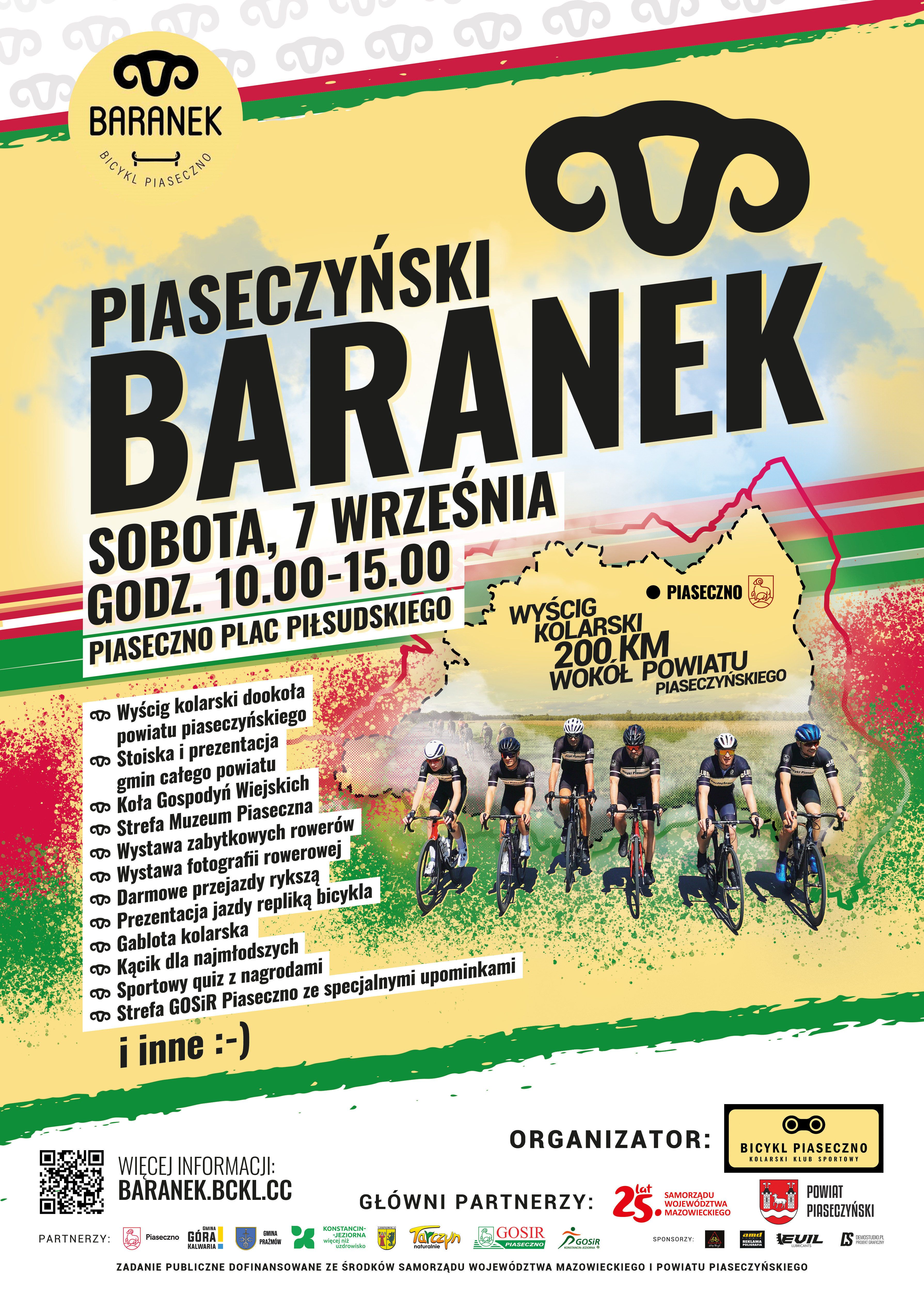 Baranek plakat z atrakcjami