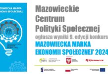 Wyniki konkursu Mazowieckiej Marki Ekonomii Społecznej 2024