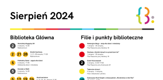 Sierpień 2024 w Bibliotece Publicznej w Piasecznie