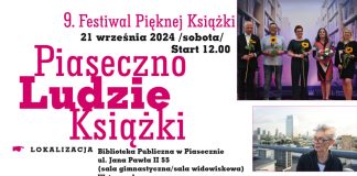 Plakat 9. Festiwal Pięknej Książki - Piaseczno, Ludzie, Książki