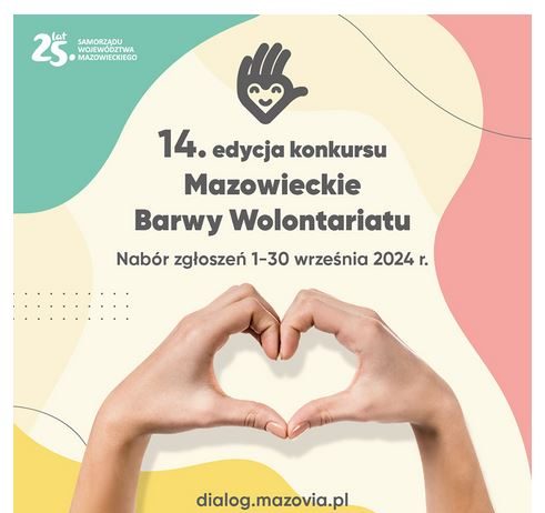 Mazowieckie Barwy Wolontariatu nabór od 1 do 30 września br.