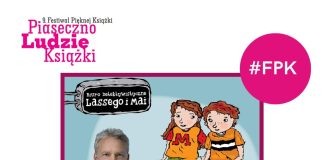 Plakat promujący spotkanie autorskie z Martinem Widmarkiem