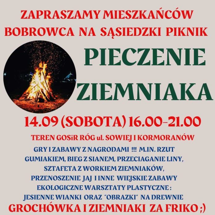 Sąsiedzki Piknik Pieczenie Ziemniaka w Bobrowcu 2024