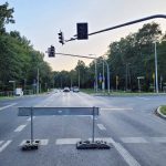 Skrzyżowanie al. Polskiego Państwa Podziemnego z al. Kasztanów i al. 3 Maja w Zalesiu Dolnym, foto Marcin Borkowski