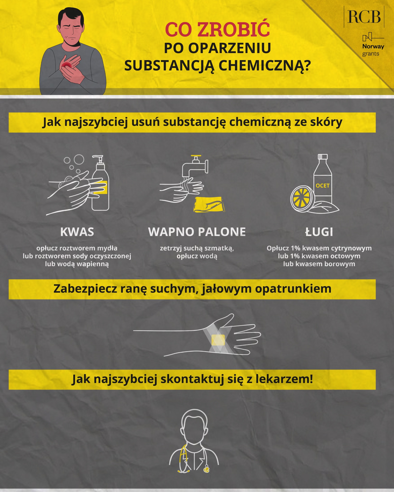 ulotka zagrożenie chemiczne