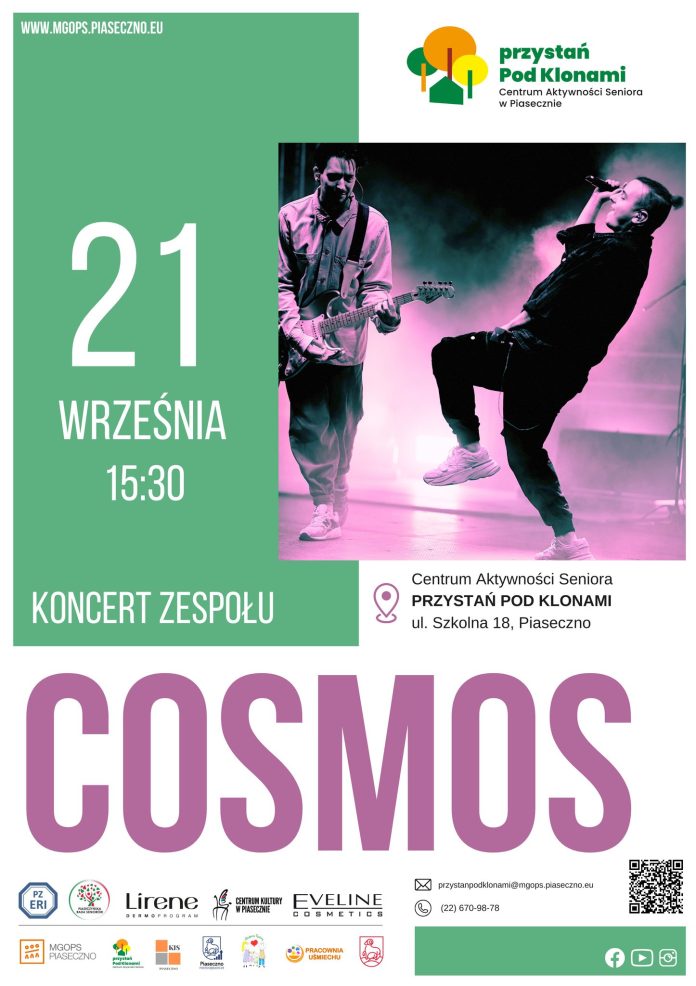 Plakat Cosmos w Piasecznie