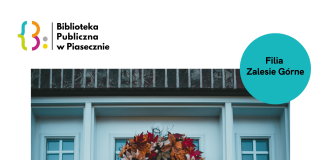 Plakat promujący warsztaty Jesienne wieńce - warsztaty dla dzieci