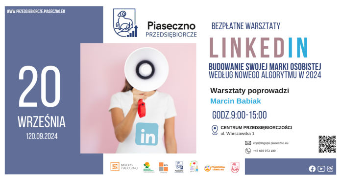 banner LinkedIn budowanie swojej marki osobistej według nowego algorytmu w 2024 roku