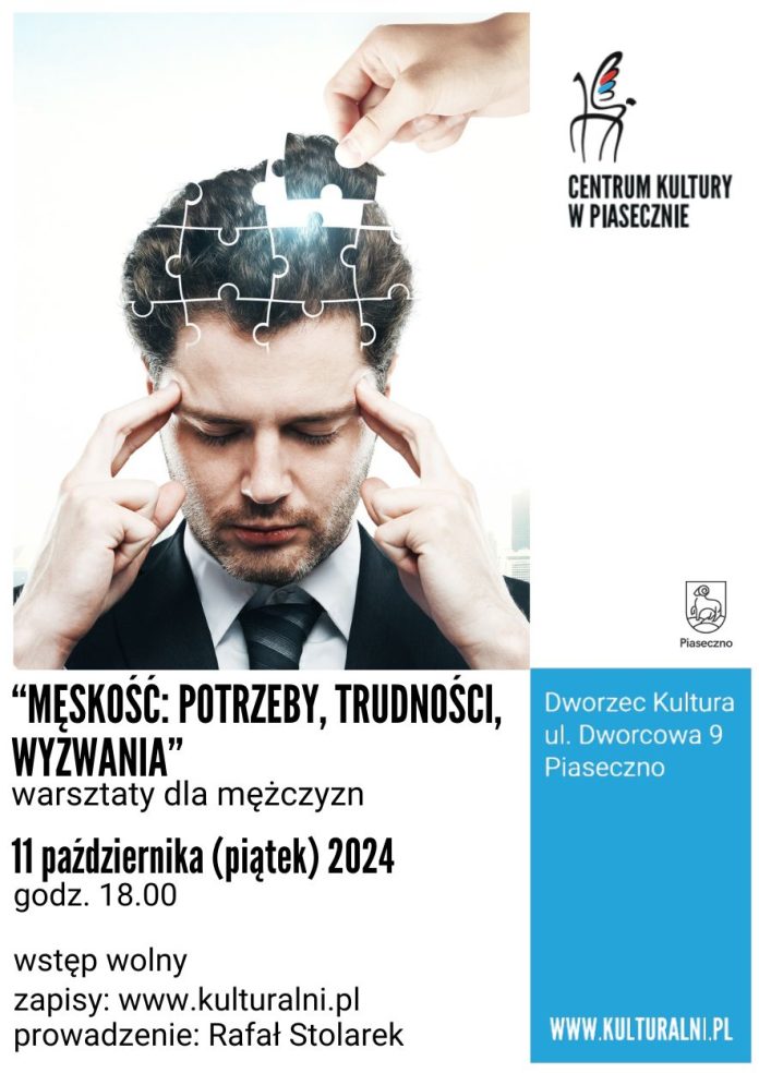 Męskość: potrzeby, trudności, wyzwania - warsztaty dla mężczyzn