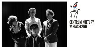 Plakat Na pełnym morzu Teatr Etna w Józefosławiu