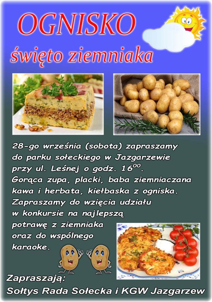 Ognisko święto ziemniaka w Jazgarzewie