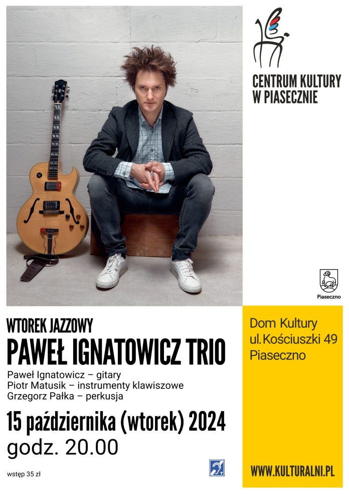 PLAKAT PAWEŁ IGNATOWICZ TRIO