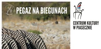 Plakat promujący spotkanie Pegaz na biegunach - spotkanie autorskie z Robertem Gondkiem
