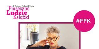 Plakat promujący spotkanie autorskie z Andą Rottenberg