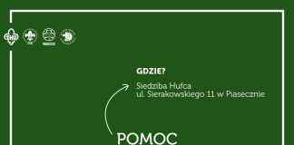 POMOC POWIADZIANOM Hufiec ZHP Piaseczno ogłosił zbiórkę dla osób poszkodowanych powodzią