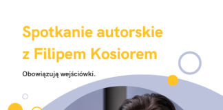 Spotkanie autorskie z Filipem Kosiorem w Bibliotece Publicznej w Piasecznie
