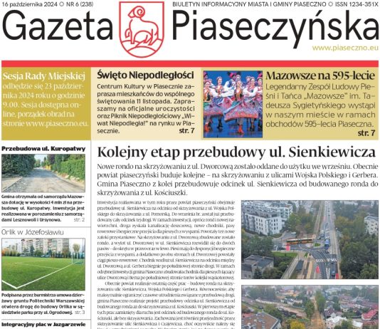 Gazeta Piaseczyńska nr 6/2024