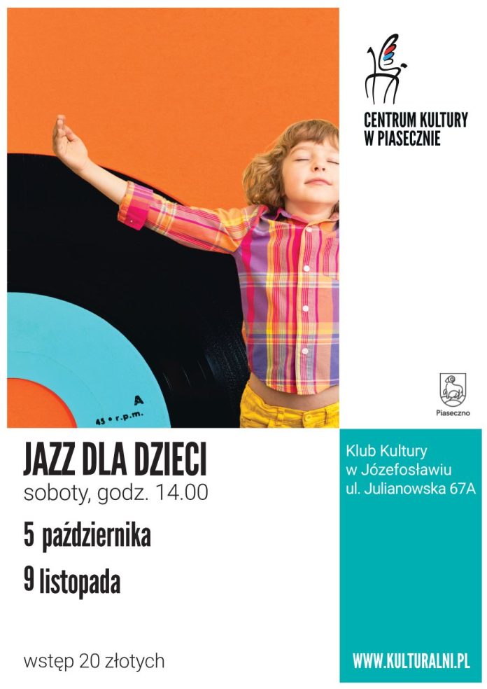 Plakat Jazz dla dzieci - Jazzowy Puls Józefosław - perkusja