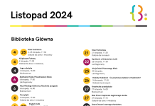 Listopad 2024 w Bibliotece Publicznej w Piasecznie