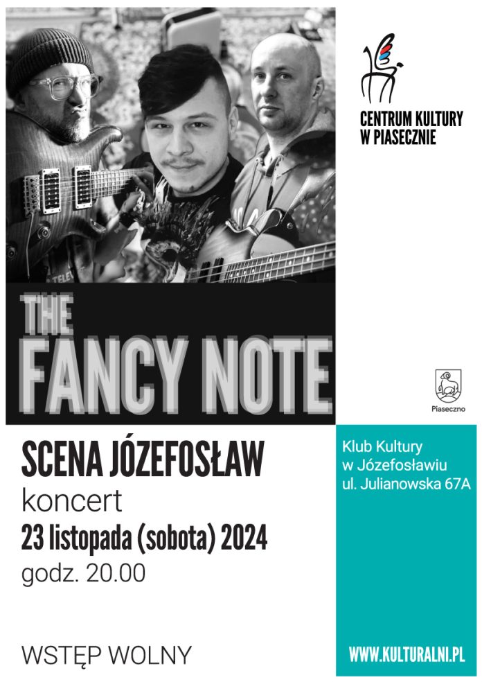 Plakat The Fancy Note w Józefosławiu