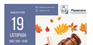 Plakat Bezpłatne porady prawne dla przedsiębiorców