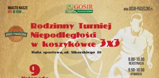 Plakat Festiwal sportowy z okazji 595-lecia praw miejskich Piaseczna
