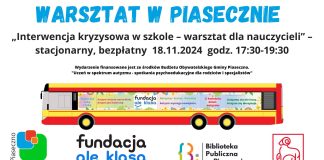 plakat z datą warsztatów