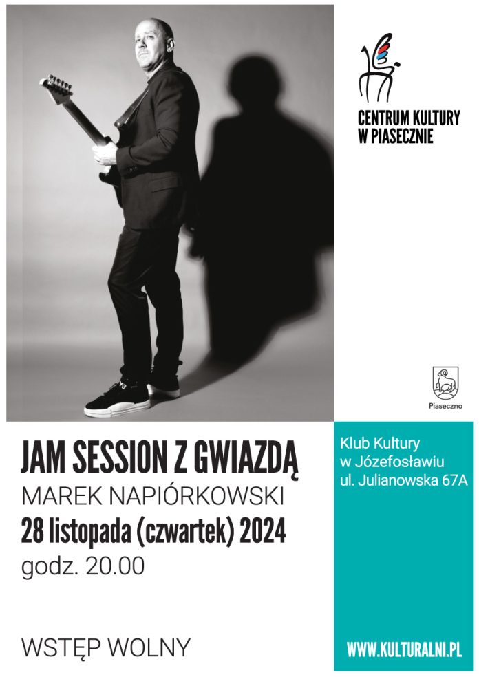 Plakat Marek Napiórkowski Jam Session w Józefosławiu