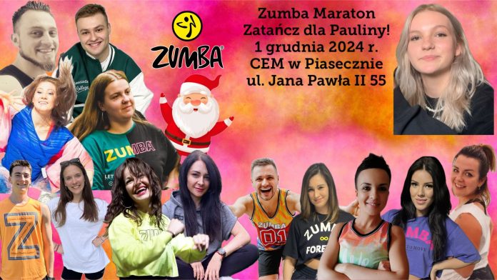 Mikołajkowy Charytatywny Maraton Zumba dla Pauliny Kowalskiej