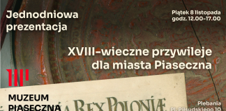 plakat - prezentacja przywilejów