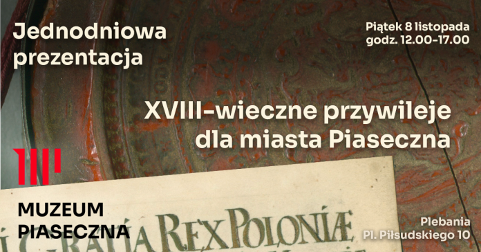 plakat - prezentacja przywilejów