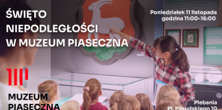 plakat Święto Niepodległości w Muzeum Piaseczna