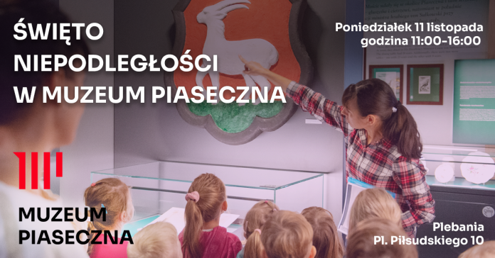 plakat Święto Niepodległości w Muzeum Piaseczna