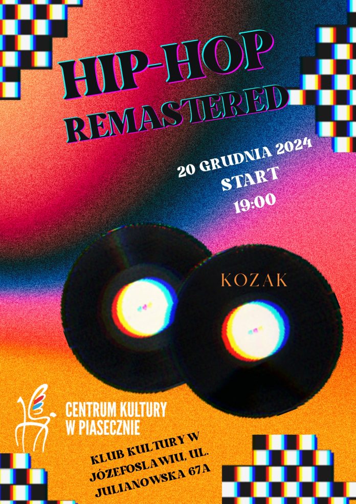 PLAKAT HIP-HOP REMASTERED SCENA JÓZEFOSŁAW