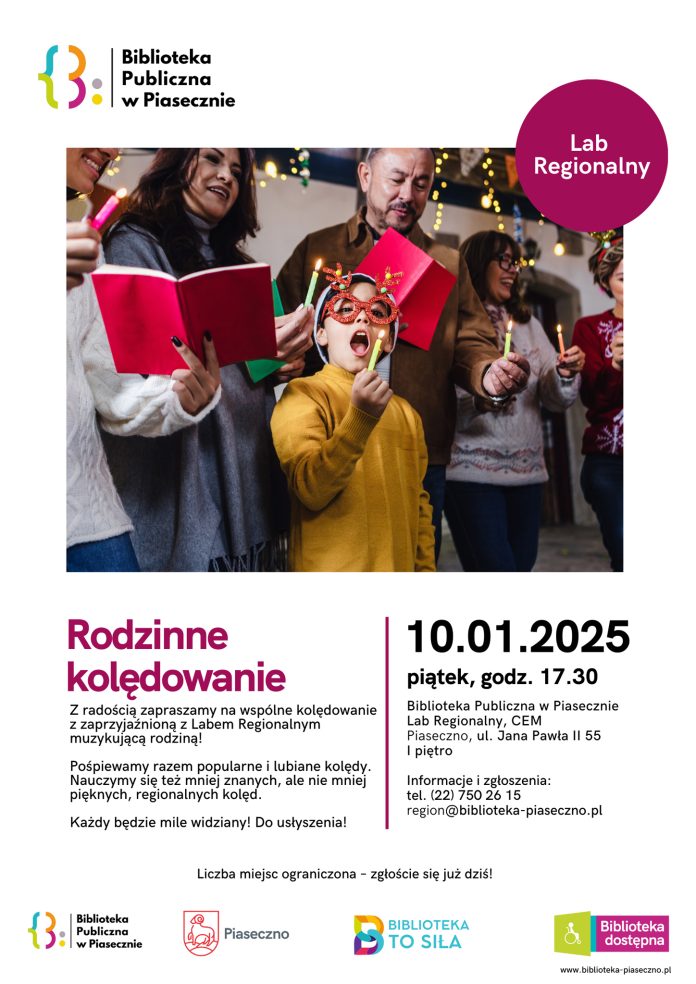 Rodzinne kolędowanie w bibliotece