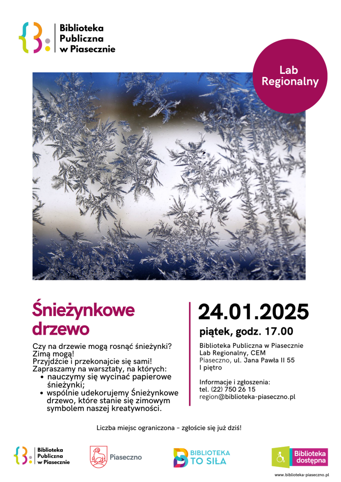 Śnieżynkowe drzewo