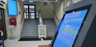 Automat biletów kolejkowych w Urzędzie Miasta i Gminy Piaseczno