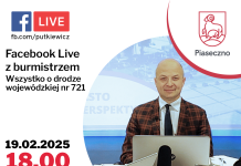 Facebook Live z burmistrzem Piaseczna – Wszystko o drodze wojewódzkiej nr 721