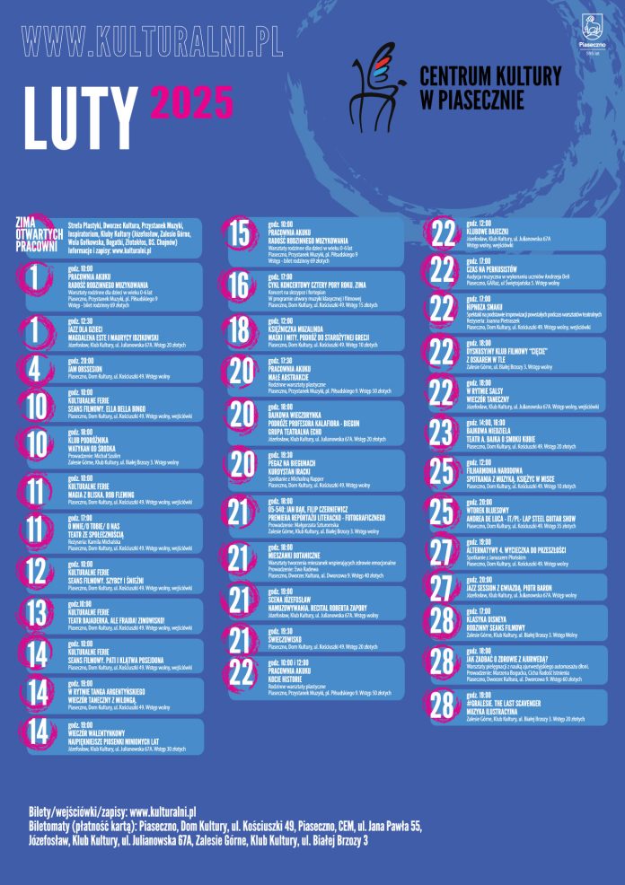 Kulturalny luty 2025 Kulturalny luty 2025