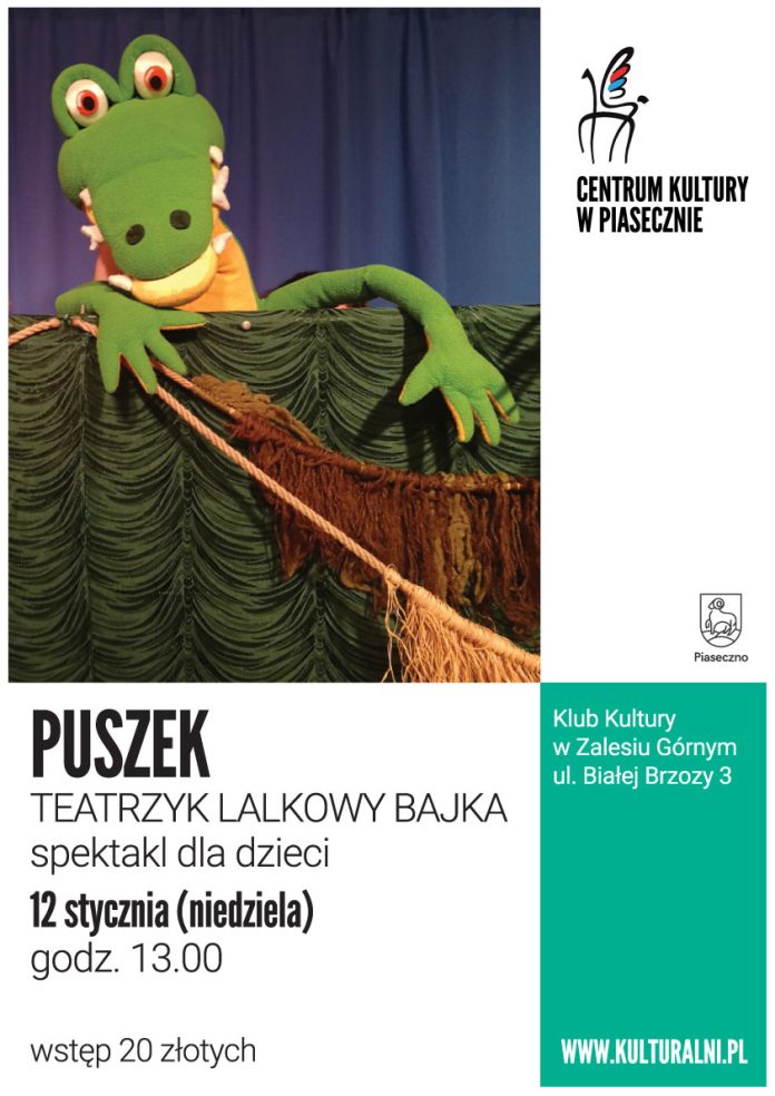 plakat Puszek - Teatrzyk Lalkowy Bajka