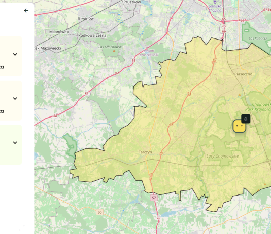 Ryzyko wystąpienia przekroczenia średniodobowego poziomu dopuszczalnego - 50 µg/m3 dla pyłu zawieszonego PM10 w powietrzu