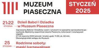 kalendarium styczeń Muzeum Piaseczna