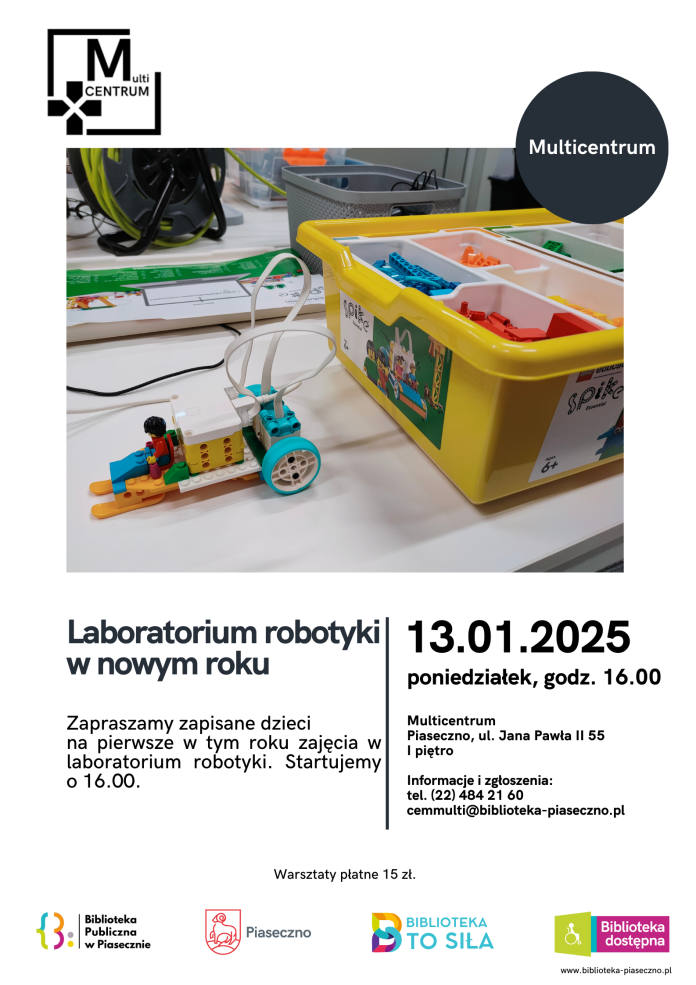 Laboratorium robotyki – styczeń 2025