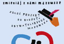 Plakat 6. edycji Budżetu Obywatelskiego Mazowsza