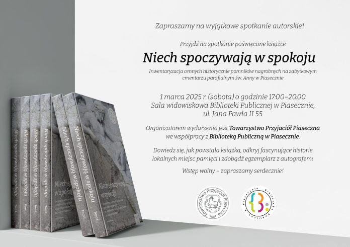 Niech spoczywają w spokoju - spotkanie autorskie poświęcone książce